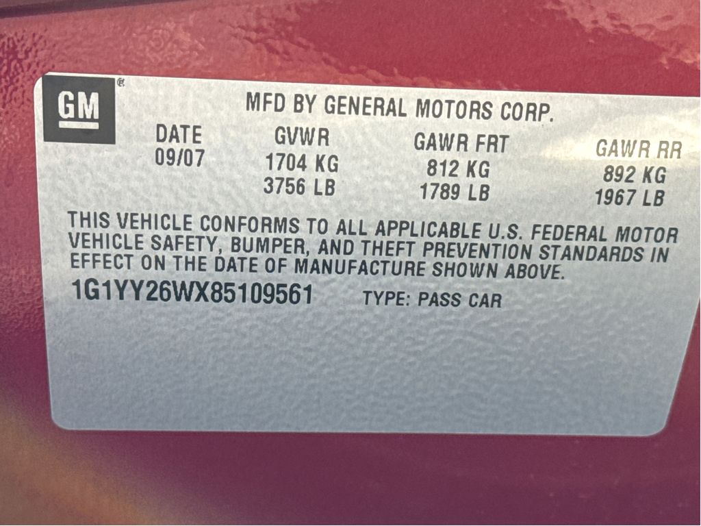 2008 Chevrolet Corvette - 1G1YY26WX85109561 - Image #18